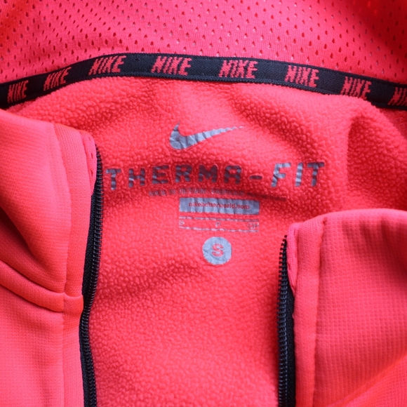 Nike Women's Dri-FIT Half Zip Fleece Hoodie – Highlighter Pink, Size S - Picture 5 of 6